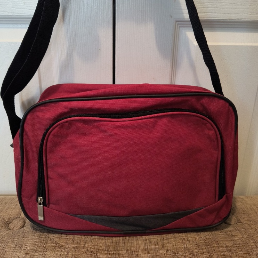 Red Over the Shoulder MedIum Bag